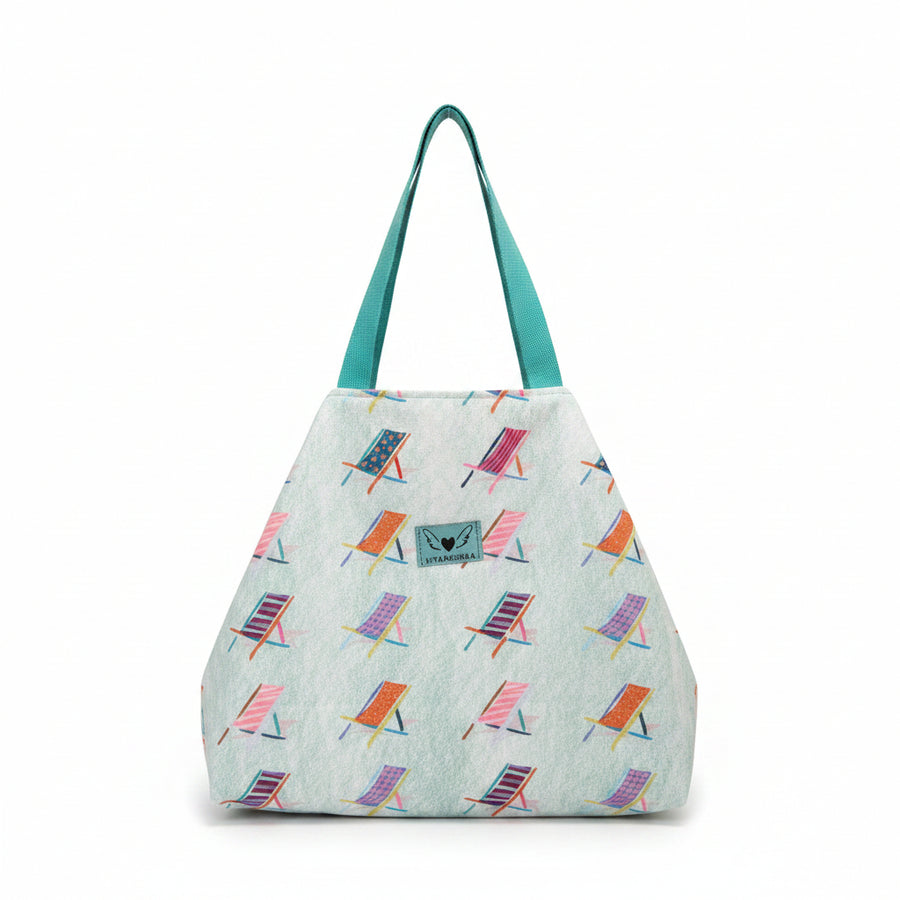 Shopper bag Alda «Hamacas de playa» de Vitanguera
