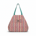 Bolso shopper grande Alda Geométrico multicolor
