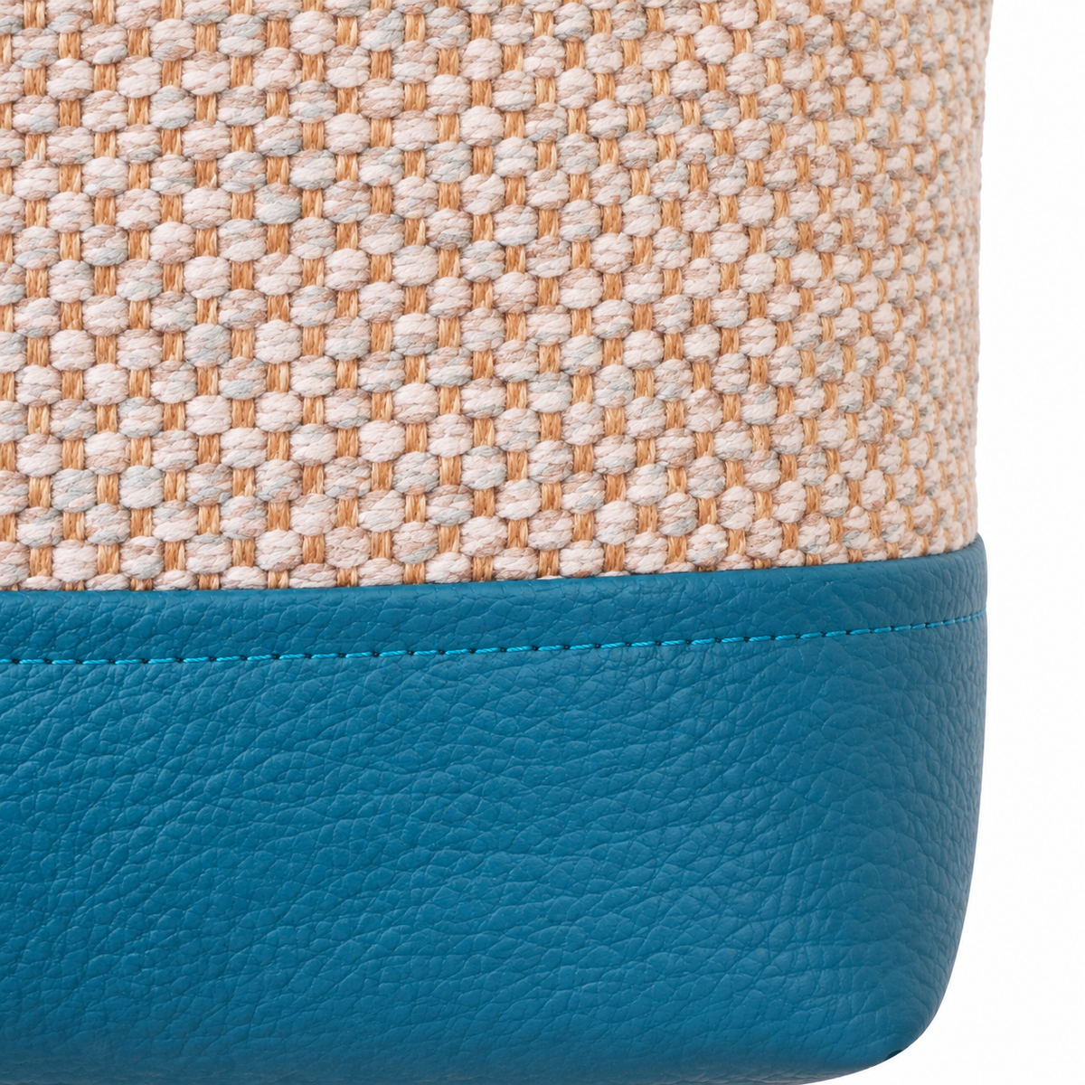 Bolso Alma «Bitono Sky y polipiel lisa océano»