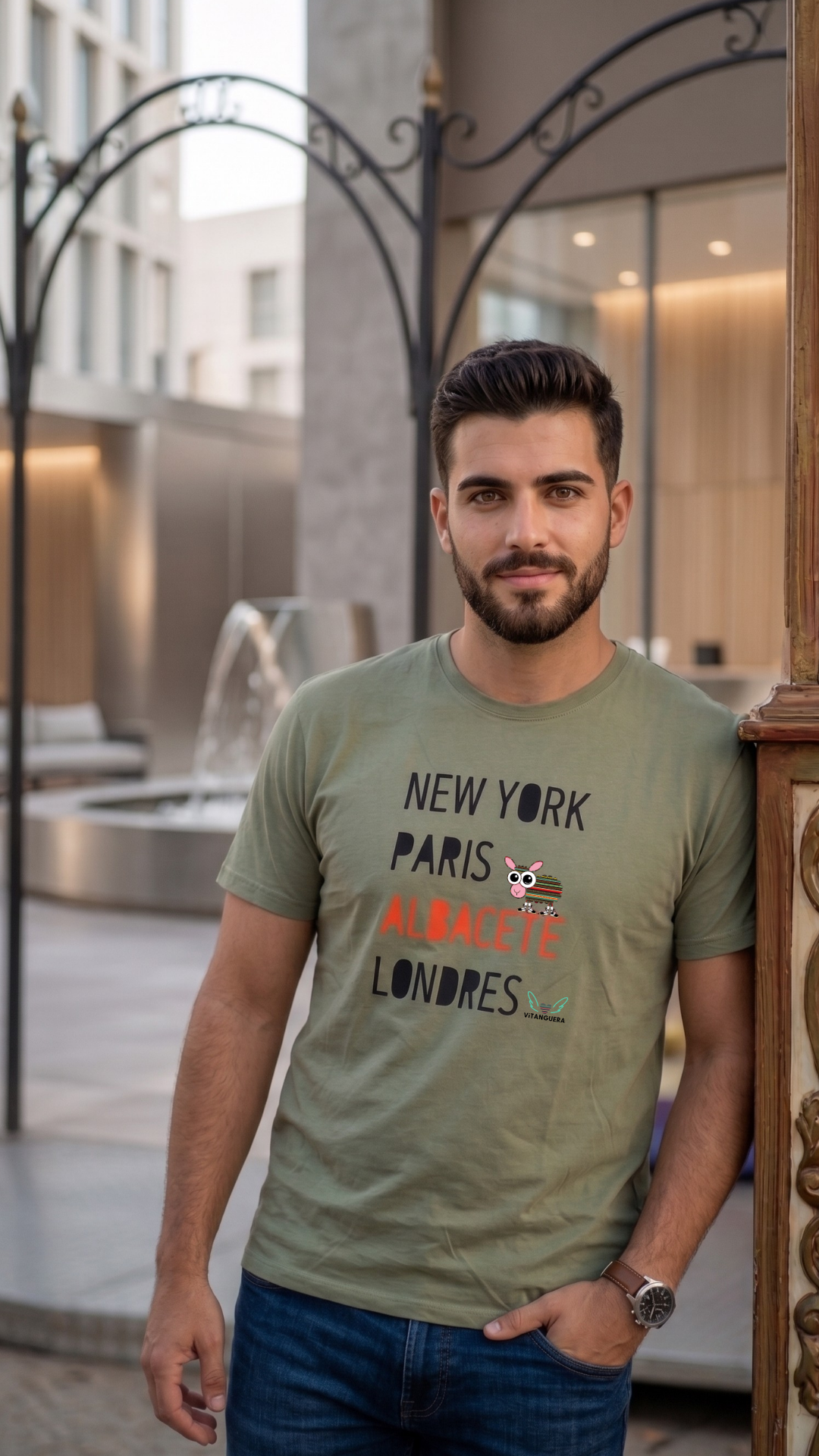Camiseta «Ciudades» para Hombre