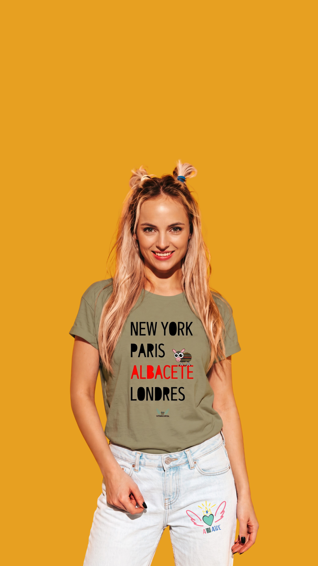 Camiseta «Ciudades» para Mujer