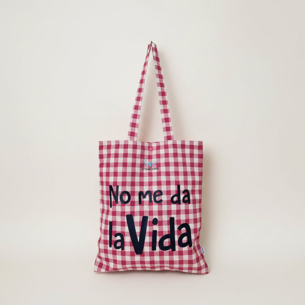 Tote bag Iris No me da la Vida Roja