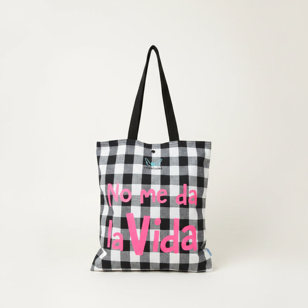 Tote bag Iris No me da la Vida Negra