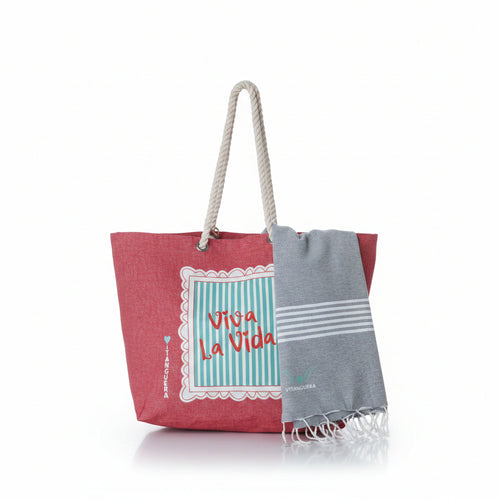 Shopper bag Marea «Pack bolsa + toalla pareo» de Vitanguera, referencia MAREA156PACK