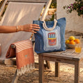 Shopper bag Marea Sardines Pack bolsa + toalla pareo