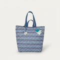 Bolso shopper grande Noa Geométrico tonos azules