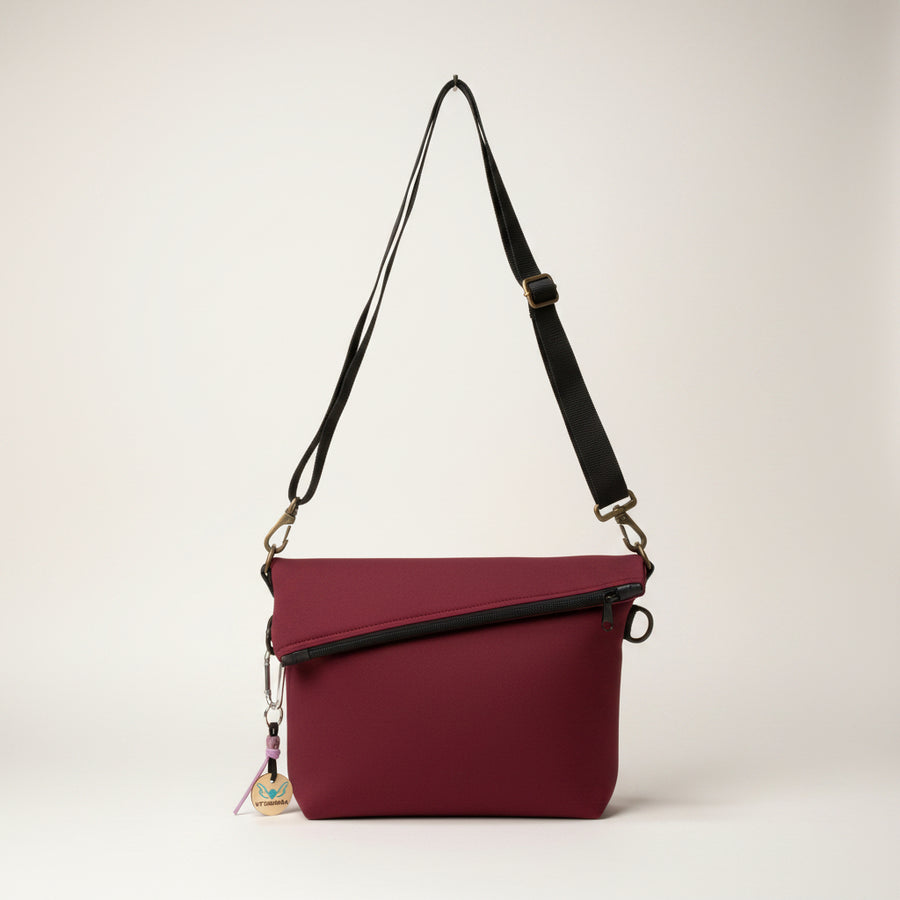 Bandolera Thais «Neopreno granate» de Vitanguera