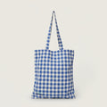 Tote bag Vichy Cuadro vichy azul