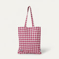 Tote bag Vichy Cuadro vichy rosa