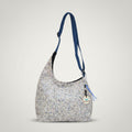 Bolso bandolera Thea Chenilla azul denim