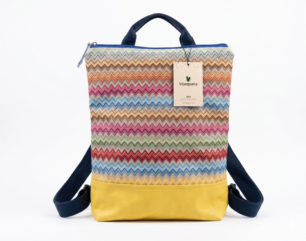 Mochila VERA Zig Zag Estrecho Multicolor