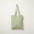 Tote bag Vichy Cuadro vichy verde