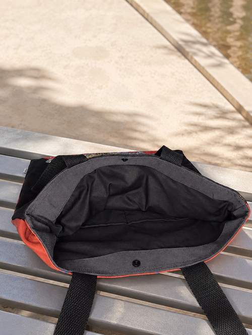 Bolsa Tote Básica TIERRA Frida Tonos Negros