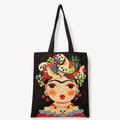 Bolsa Tote Básica TIERRA Frida Tonos Negros