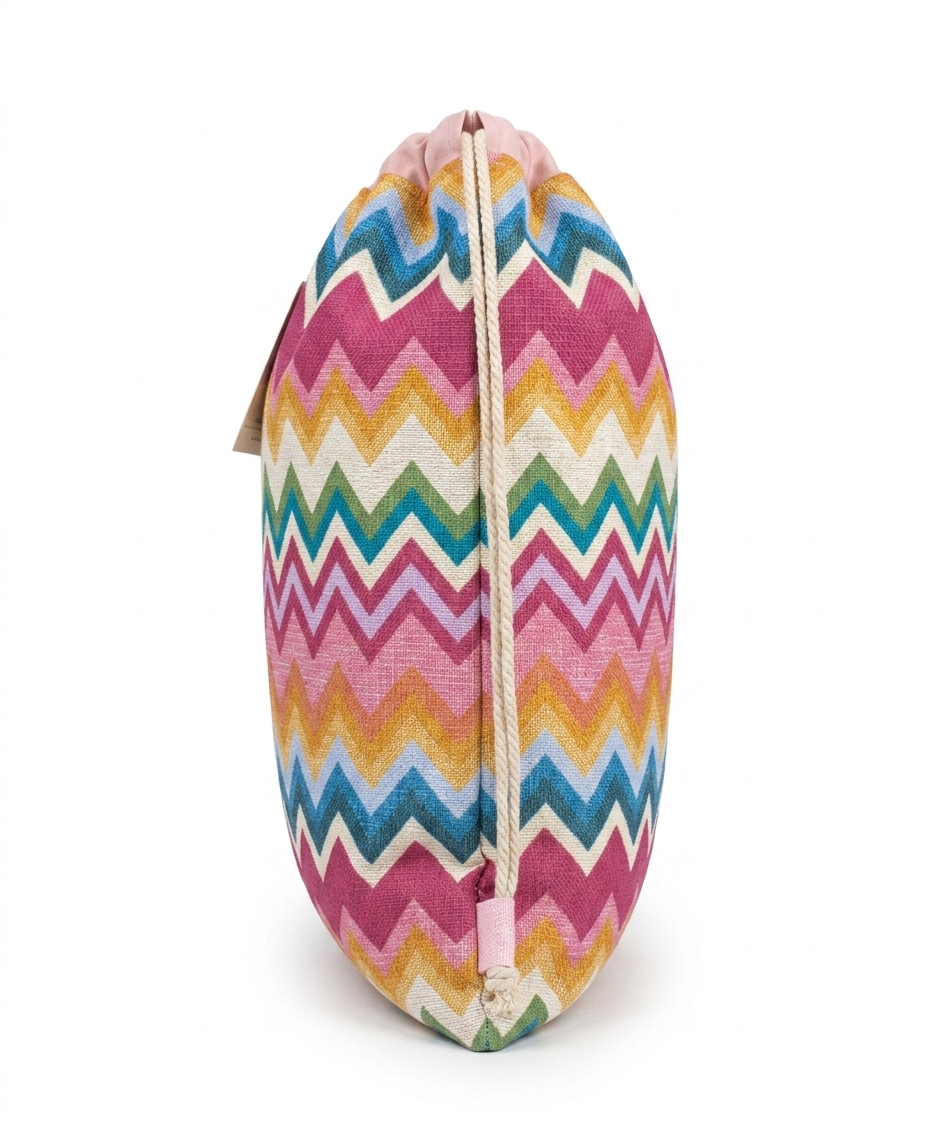Mochila Saco GIM Zig Zag Ancho Multicolor