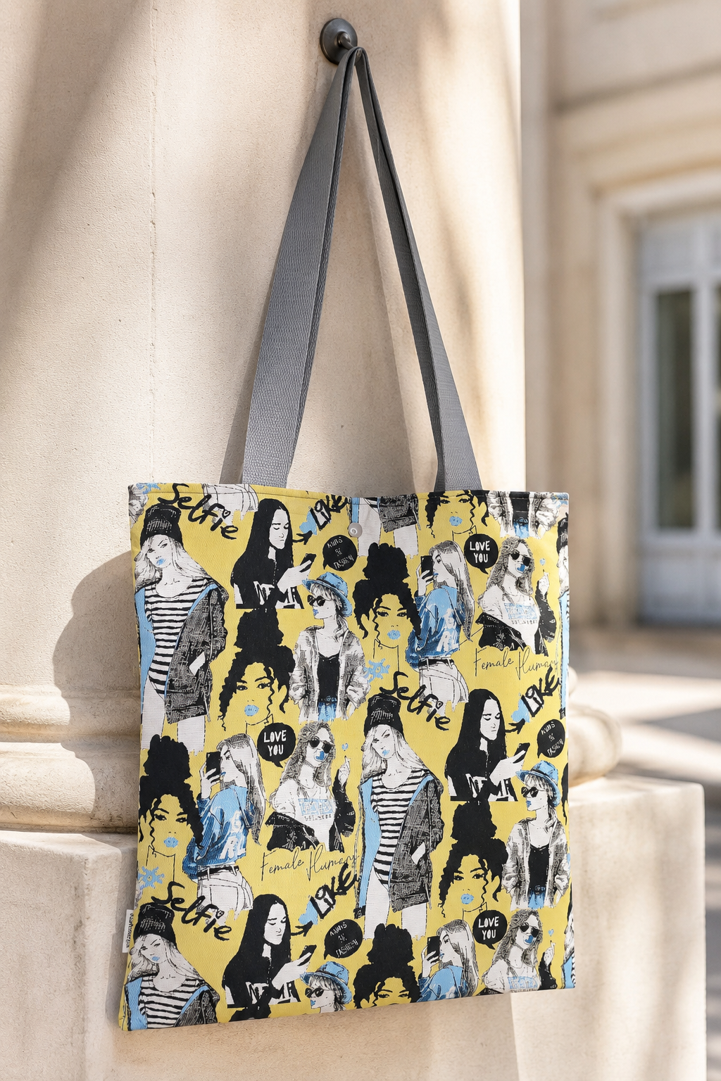 Bolsa Tote Bolsillo LUNA Chicas Selfie