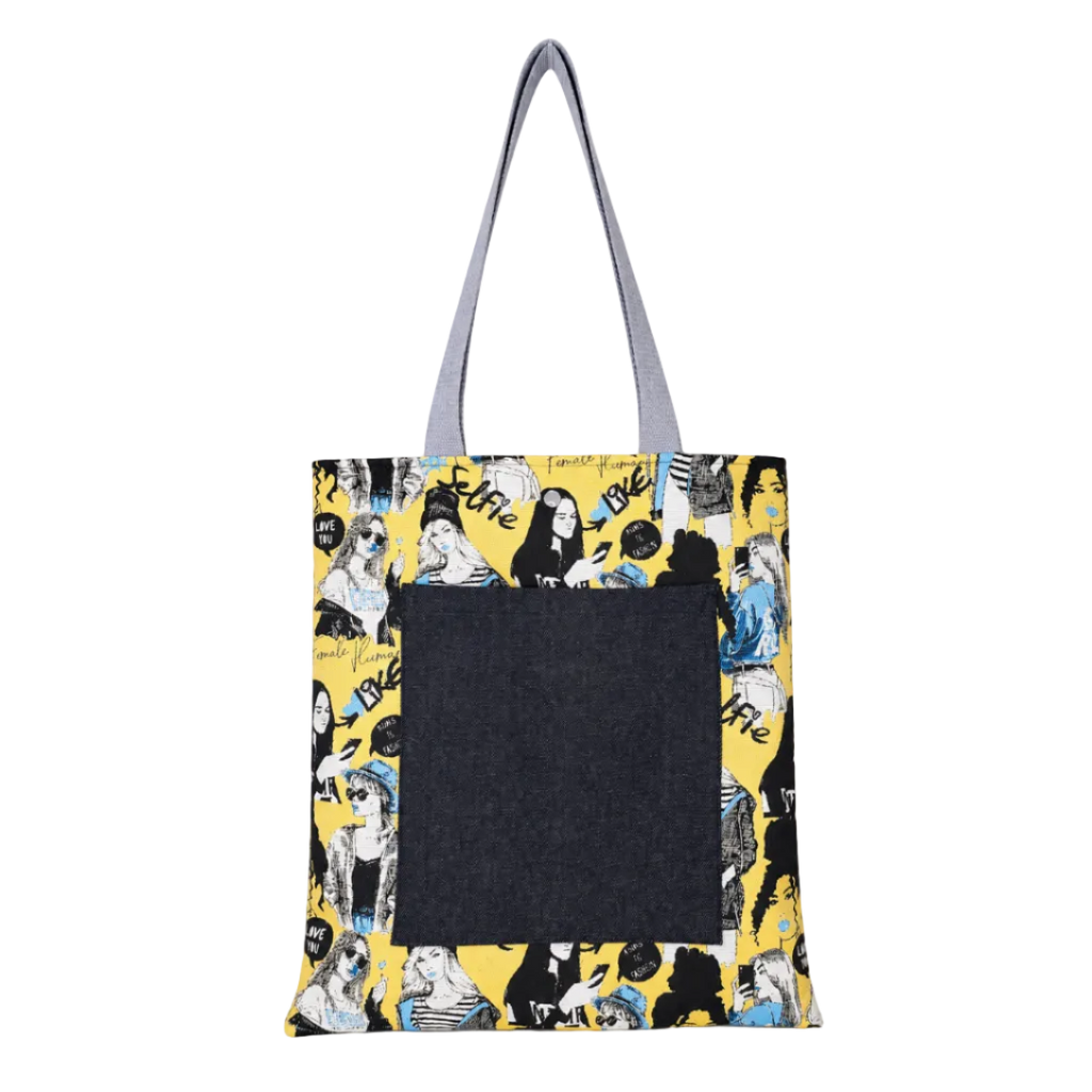 Bolsa Tote Bolsillo LUNA Chicas Selfie