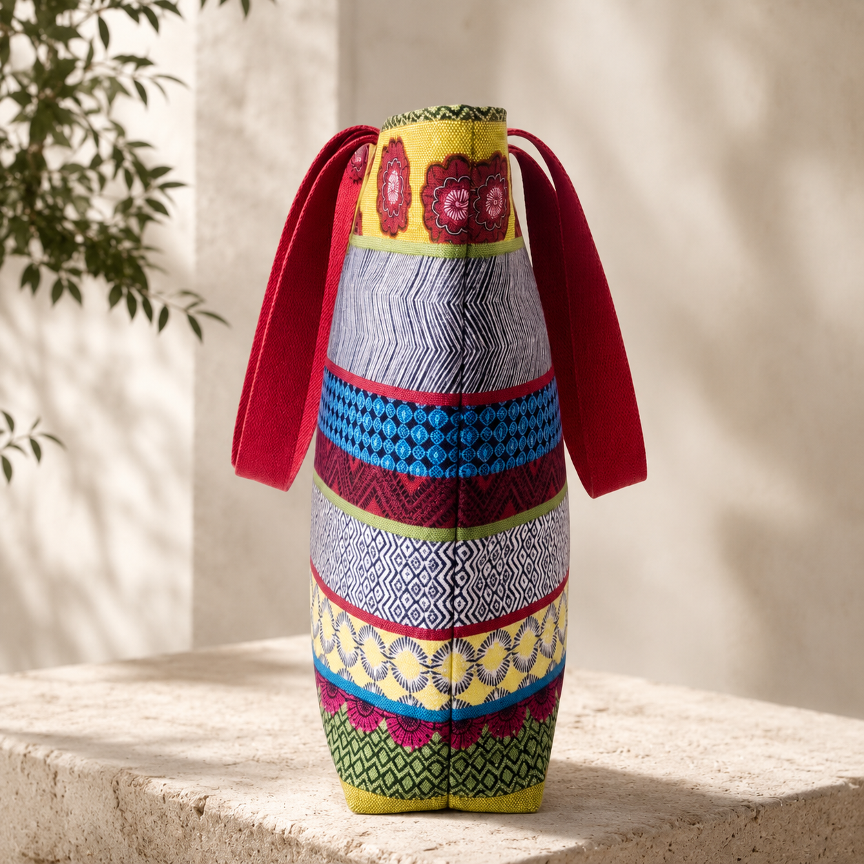 Bolsa Tote Básica TIERRA Motivos Étnicos