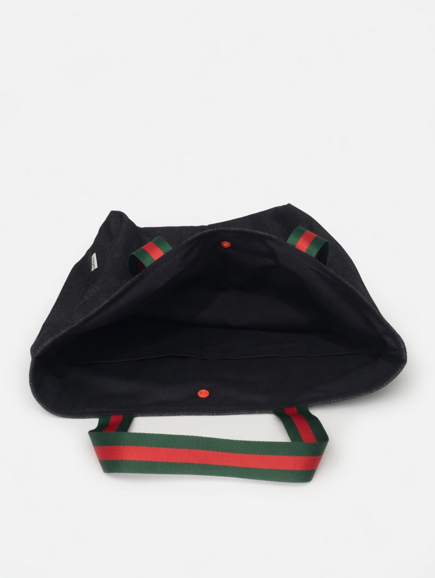 Bolsa Tote Grande VENUS Tejano Grueso Negro