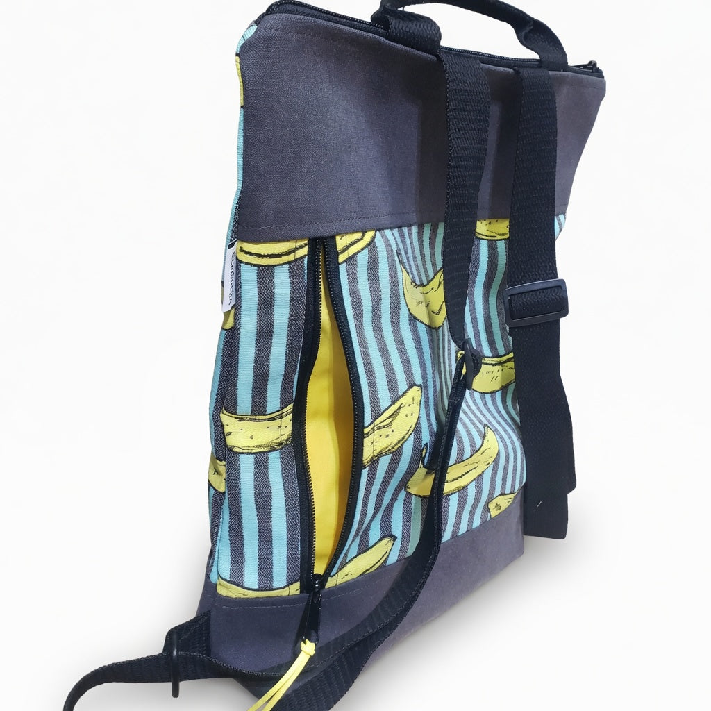 Mochila VERA Plátanos Fondo Verde